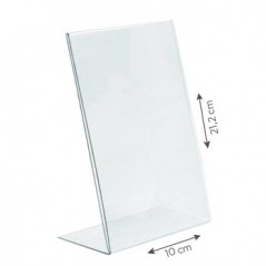 Expositor Porta Folhetos Acrilico 1/3 Largura 10cm (RI98201)