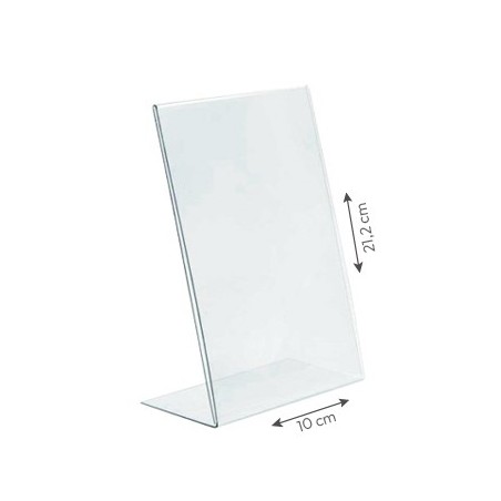 Expositor Porta Folhetos Acrilico 1/3 Largura 10cm (RI98201)