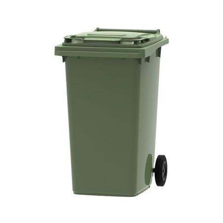Contentor 240L Polietileno 2 Rodas c/Tampa Verde