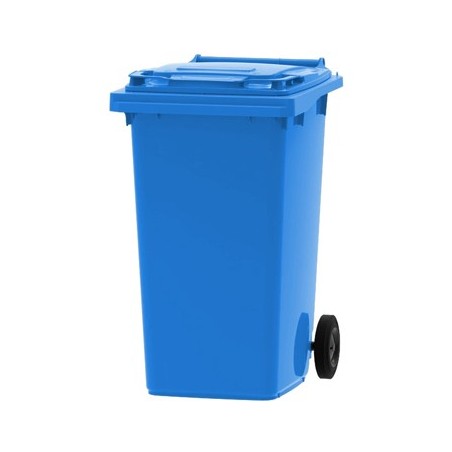 Contentor 240L Polietileno 2 Rodas c/Tampa Azul