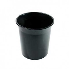 Cesto Papeis Plastico Preto 13 Litros