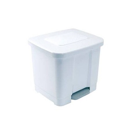 Contentor c/Pedal 35 Litros Branco