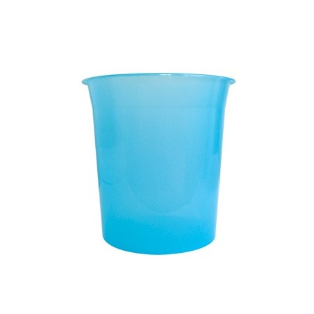 Cesto Papeis Plastico Verde Transparente 15 Litros / Manuten