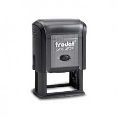 Carimbo 70x25mm Autotintavel Trodat Mod 4915 Corpo Preto / E