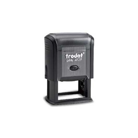 Carimbo 70x25mm Autotintavel Trodat Mod 4915 Corpo Preto / E