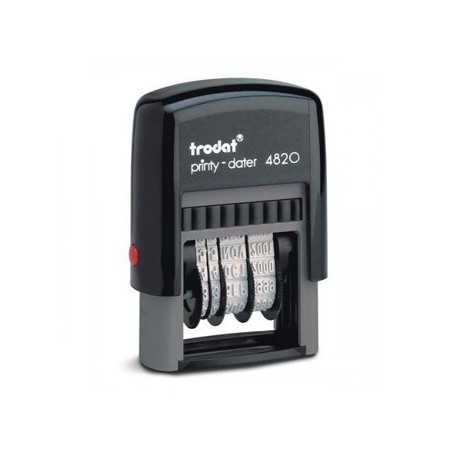 TRODAT Datador 4mm Autotintavel Trodat 4820 Almofada Preto E