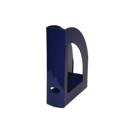 Porta Revistas 320x250x80mm Plastico Opaco Azul / Arquivo e