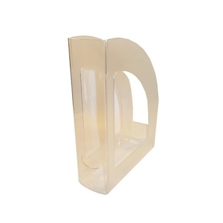 Porta Revistas 320x250x80mm Plastico Cristal / Arquivo e Org