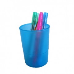 Porta Lapis Translucido Azul / Arquivo e Organizacao / Organ