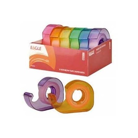 Fita Adesiva c/Dispensador 12,7mts Eagle (Expositor 6 un) /