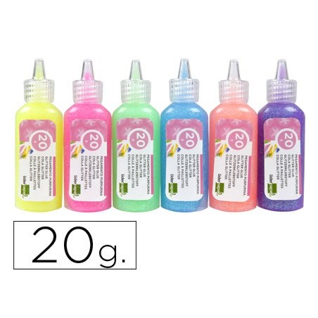 COLA PURPURINA LIDERPAPEL FANTASIA CORES METALICAS PASTEL FR