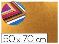 GOMA EVA LIDERPAPEL COM PURPURINA 50X70CM 60G/M2 ESPESSURA 2