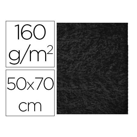FELTRO LIDERPAPEL 50X70CM PRETO