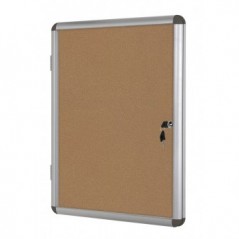 Vitrine de Interior Oval Fundo Cortica 720x674mm / Escritori