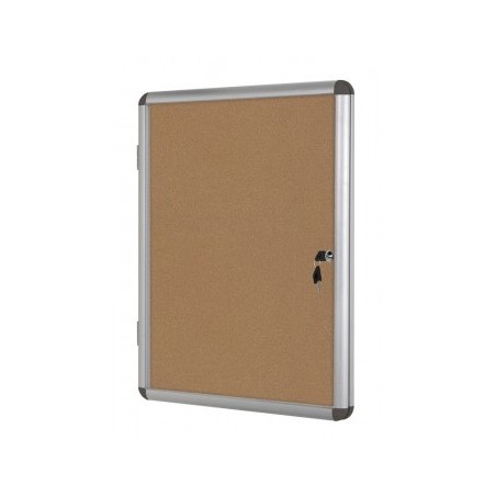 Vitrine de Interior Oval Fundo Cortica 720x674mm / Escritori