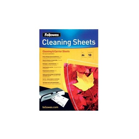 Folhas de limpeza para plastificadora A4 Pack10 / Escritorio