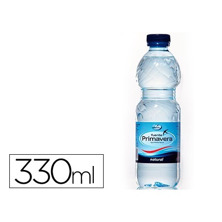 AGUA MINERAL NATURAL FUENTE PRIMAVERA GARRAFA DE 330ML