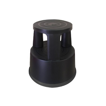 Tamborete/Escadote Plastico 2 Niveis 45cm Altura Cinza -KF00