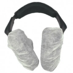 200un Protetor Descartável Auriculares Branco 1 uni