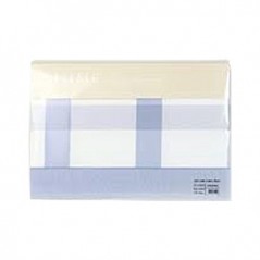 Jogo de Lençóis Solteiro Flanela Quadrados Azul 1un