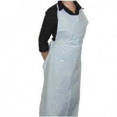 Avental Polietileno  Branco 70x110cm- Pack100un / Saude e Se