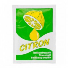Toalhitas Refrescantes Citron 6x8cm Cx 500un