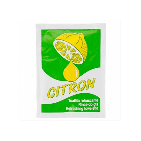 Toalhitas Refrescantes Citron 6x8cm Cx 500un