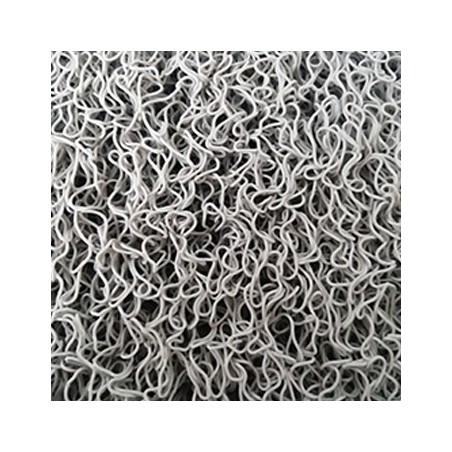 Tapete de Malha em PVC s/Fundo 14mm Cinza-Metro Linear