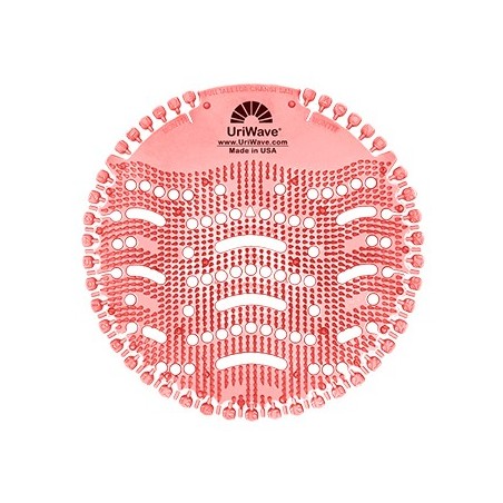 2un Tapete Desinfetante Urinol Uriwave Tutti Frutti Vermelho