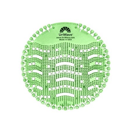 2un Tapete Desinfetante Urinol Uriwave Cucumber Melon Verde