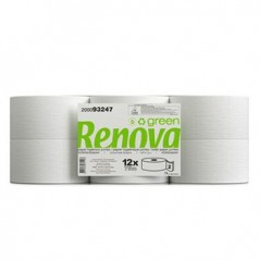 Papel Higiénico (Jumbo) 075mts 2Fls Renova Green 12un