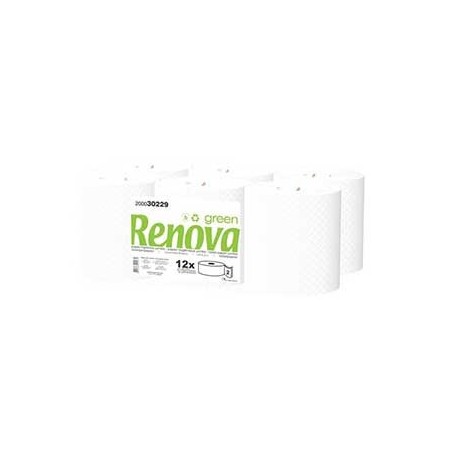 Papel Higienico (Jumbo) RenovaGreen 2Fls 120mts (Pack12) / M