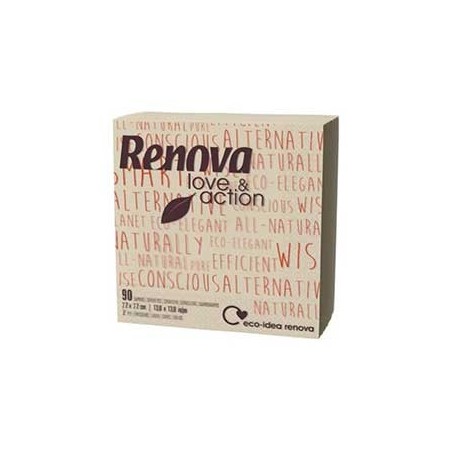 Guardanapos 22x22cm 2fls Renova Love&Action 90un