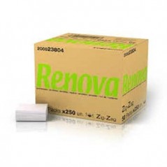 Guardanapos Bar Renova Zig-Zag 14x7 50x250un-10mil