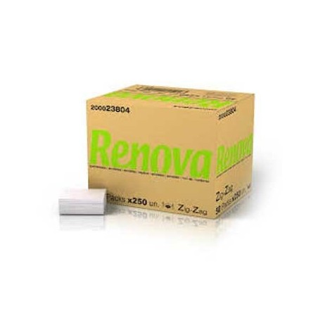 Guardanapos Bar Renova Zig-Zag 14x7 50x250un-10mil