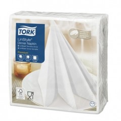 Guardanapos 39x39 1Fl Branco TORK Linstyle 50un