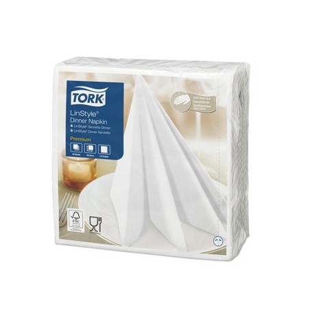 Guardanapos 39x39 1Fl Branco TORK Linstyle 50un