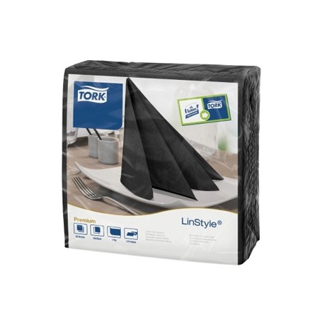 Guardanapos 39x39 1Fl Preto TORK Linstyle 50un