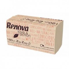 Toalhas Mão ZigZag 22x21cm Renova Love&Action 15x1802700un