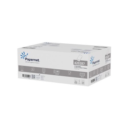 Toalhas Mão ZigZag 21x20,3 2Fls Papernet Pasta 15x2663990un