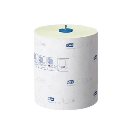 Rolo Toalhas Maos TORK H1 Matic Advan/Verde 21cm(150mts)-6un