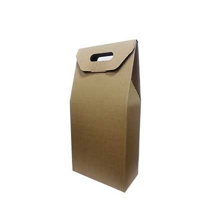 Caixa Cartão p/2 Garrafas Vinho 200x100x410mm 1un