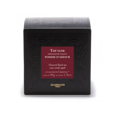 Cha Bolsas Preto Pomme dAmour Dammann 25un