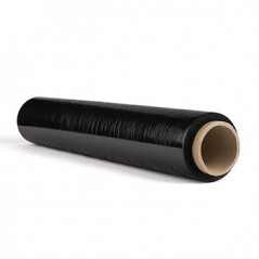 Filme Estiravel Manual Preto 20my 500mm c/1,1kg 1 rolo