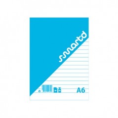 10un Bloco Notas A6 Pautado SmartD 80Fls