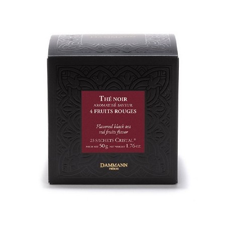 Chá Bolsas Preto 4 Fruits Rouges Dammann 25un