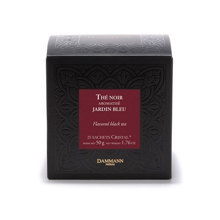 Cha Bolsas Preto Jardin Bleu Dammann 25un