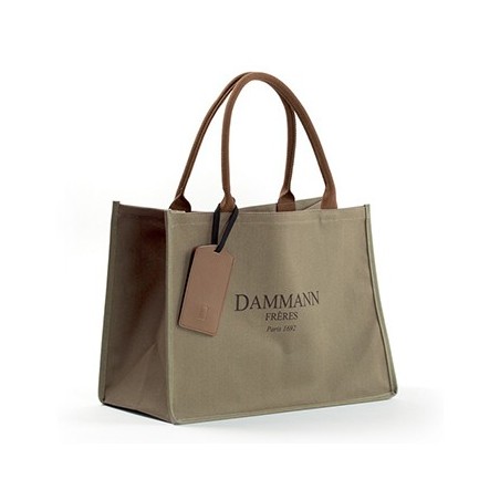 Saco de Compras Dammann Frères Kaki Brun