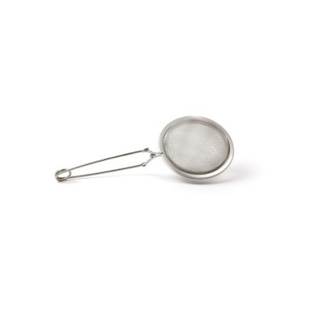 Infusor de Chá Bola Perfurada Fina com Pinça Aço Inoxidável