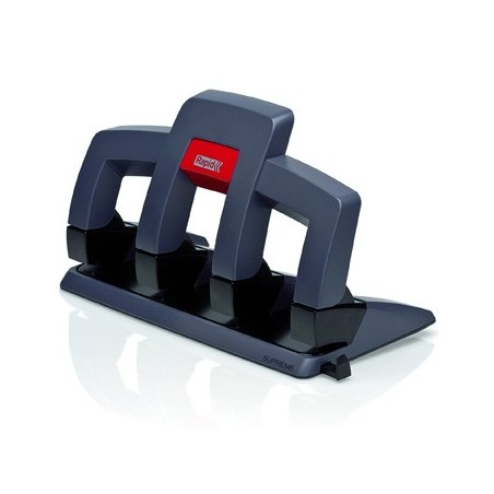 Furador 4 Furos 30 Folhas Rapid SP34 Preto